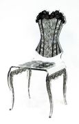 Chaise acrylique Eman noire - Acrila Concept