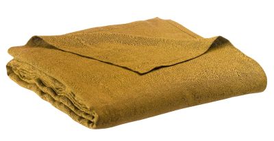 Drap plat uni Zeff en lin stonewashed coloris Bronze 240x300 - Vivaraise