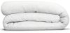 Housse de couette uni Linco en coton/lin coloris Blanc 220x240