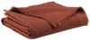 Plaid Zeff Nomade en lin/coton coloris Caramel 130x180
