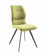 Chaise Maeva pieds métal/polyester vert - Tropic'Attitude