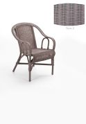 Fauteuil rotin Crapaud Taupe - Tropic'Attitude