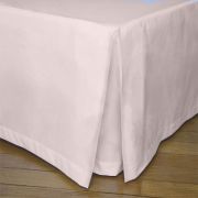 Cache-sommier rose poudré percale 180x200 - Liou