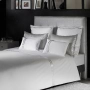 Housse de Couette Kim blanc percale 200x200 - Liou