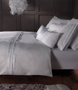 Housse de couette Grace K blanc percale 240x220 - Liou