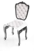 Chaise Capiton en acrylique blanche - Acrila Concept