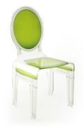 Chaise Sixteen en acrylique verte - Acrila Concept