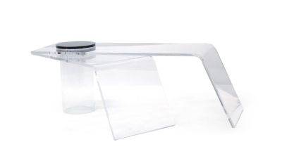 Table basse Vegas en acrylique transparent - Acrila Concept