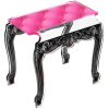 Table de chevet Capiton en acrylique rose