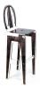 Tabouret Factory en acrylique rouille