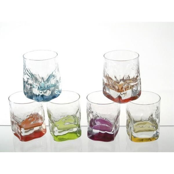 Set de 2 verres à whisky+plateau+glacons pierre céramique Gatsby en verre -  Aulica