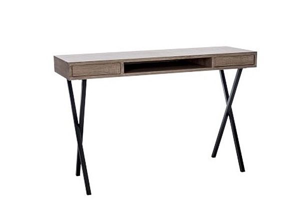 Console Moderne MDF aspect chêne clair