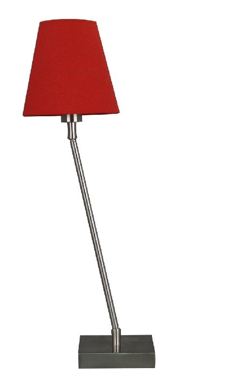 Lampe à poser orientable Design abat-jour rouge H48