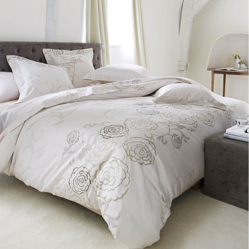 Housse de couette satin de coton Bagatelle nymphea 200x200