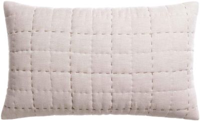 Coussin Cambra coton/polyester coloris Naturel 30x50 - Vivaraise