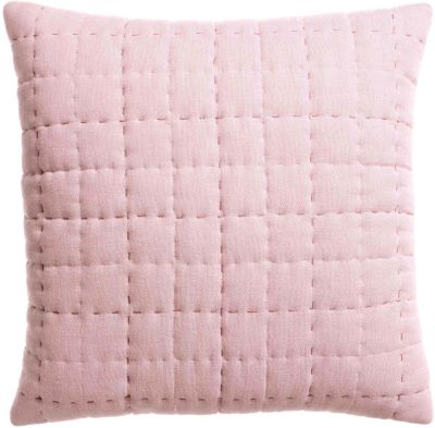 Coussin Cambra coton/polyester coloris Terracotta 45x45 - Vivaraise