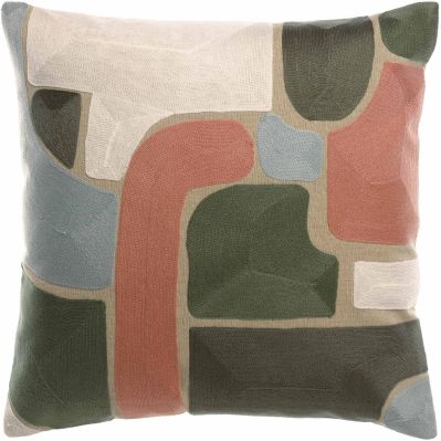 Coussin Kairi en coton coloris Multico 45x45 - Vivaraise