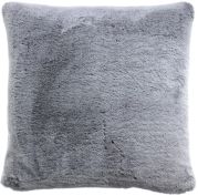 Coussin Kinta en polyester coloris Tonnerre 45x45 - Vivaraise