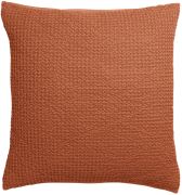 Coussin Maïa coton recyclé/coton coloris Cuivre 45x45 - Vivaraise