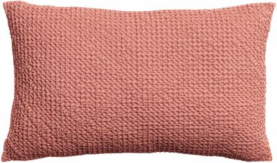 Coussin Maïa coton recyclé/coton coloris Terracotta 30x50 - Vivaraise