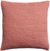 Coussin Maïa coton recyclé/coton coloris Terracotta 45x45