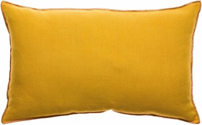 Coussin Zeff Céleste en lin coloris Mangue 30x50 - Vivaraise