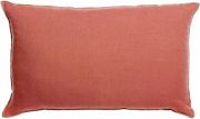 Coussin Zeff Céleste en lin coloris Pêche 40x65 - Vivaraise