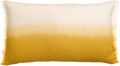 Coussin Zeff Shade en lin coloris Mangue 40x65 - Vivaraise