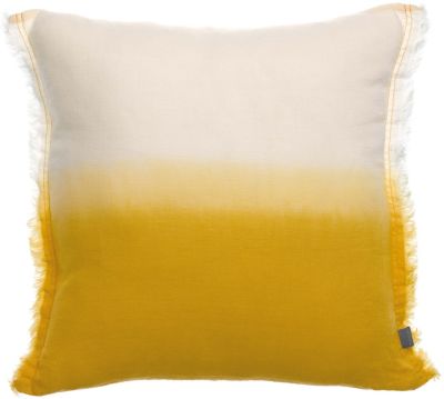 Coussin Zeff Shade en lin coloris Mangue 45x45 - Vivaraise