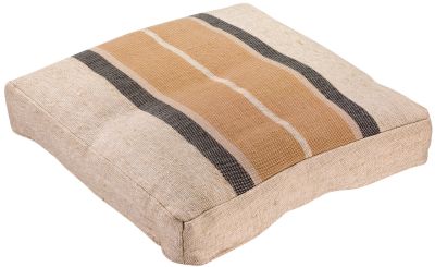 Coussin de sol Gatsby en PET coloris Sienne 55x55 - Vivaraise