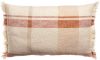 Coussin jacquard Jane polyester recyclé/coton coloris Multico sienne 40x65