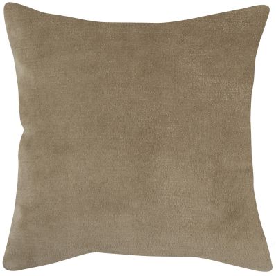 Coussin uni Elise en coton coloris Ficelle 45x45 - Vivaraise