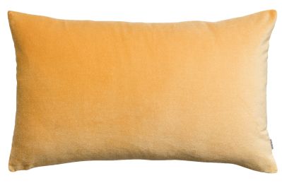 Coussin uni Elise en coton coloris Mimosa 40x65 - Vivaraise