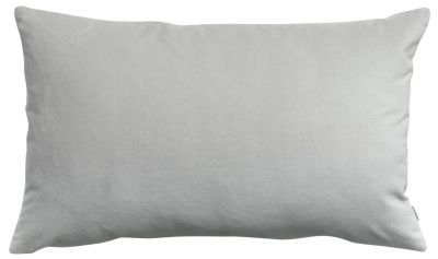 Coussin uni Elise en coton coloris Perle 40x65 - Vivaraise