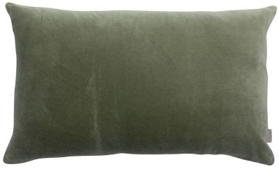 Coussin uni Elise en coton coloris Verveine 30x50 - Vivaraise