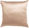 Taie d'oreiller Ashley en soie coloris Latte 65x65