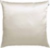 Taie d'oreiller Ashley en soie coloris Neige 65x65