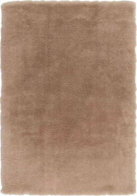 Tapis Billy en polyester coloris Naturel 120x160 - Vivaraise