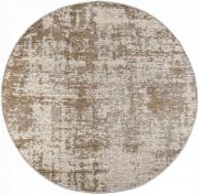 Tapis Catania 2 outdoor en polypropylène coloris Naturel rond Ø200 - Vivaraise