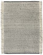 Tapis Koda laine/coton coloris Caviar 160x230 - Vivaraise