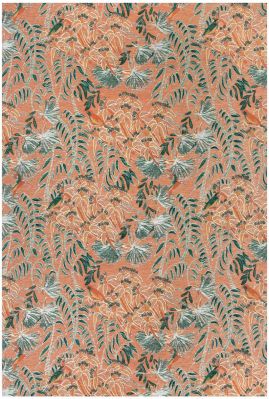 Tapis Nona en polypropylène coloris Pêche 155x230 - Vivaraise