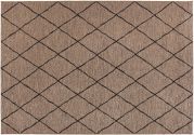 Tapis outdoor Allan en polypropylène coloris Naturel 120x170 - Vivaraise