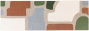 Tapis outdoor Kairi polypropylène/polyester coloris Multico 67x200 - Vivaraise