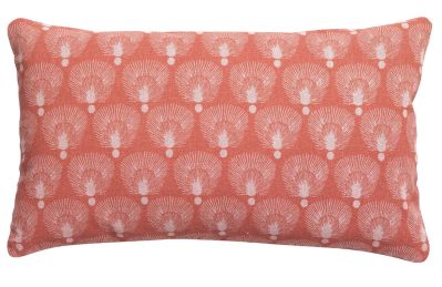 Coussin Mori en coton papaye 30x50 - Winkler