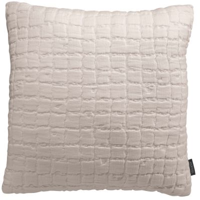 Coussin uni Swami en coton coloris Lin 45x45 - Winkler