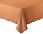 Nappe Grace en coton recyclé coloris Caramel 140x250 - Winkler