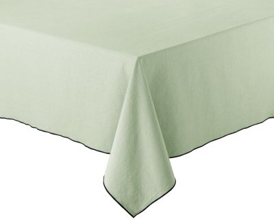 Nappe Grace en coton recyclé coloris Céladon 170x300 - Winkler