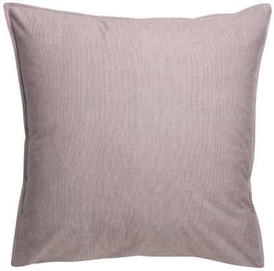 Taie d'oreiller Louna coton lavé rayures coloris Lie de vin 65x65 - Winkler