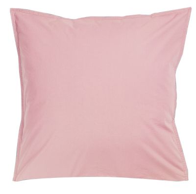 Taie d'oreiller Noche uni percale coloris Rose blush 65x65 - Winkler