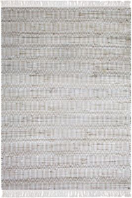 Tapis Priam tissé main chanvre/coton coloris Naturel/Ivoire 180x120 - The Rug Republic